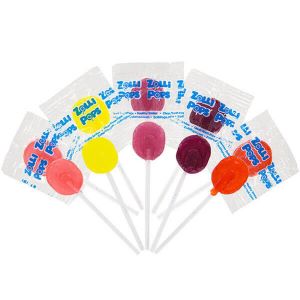 Zollipops Clean Teath Pops  Strawberry Kids Food For A Clean Teeth Sugar Free Candy With Xylitol  3.1 Oz