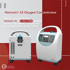 HORIZON S5 Air Concentrator | Home Oxygen Machine1L - 5L | Adjust Small Oxygen Machine